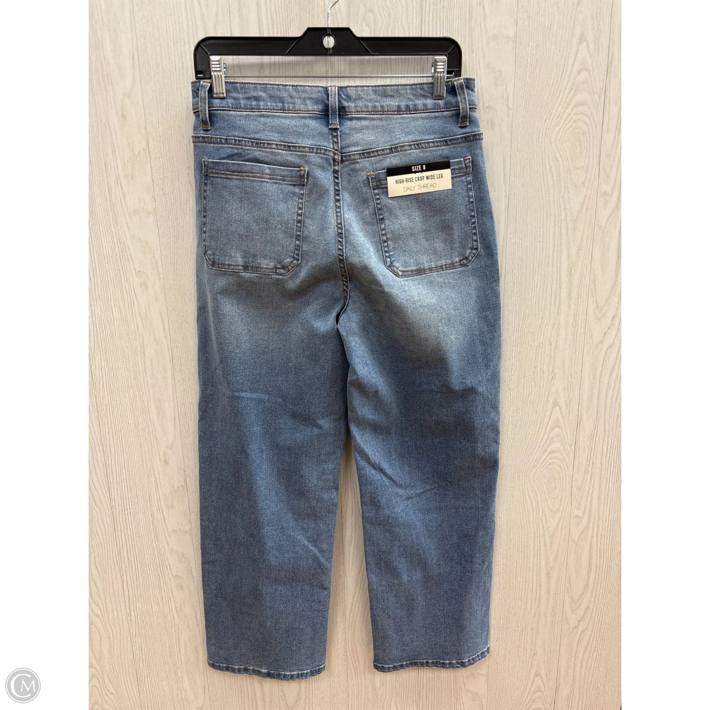 Jeans Wide Leg By Daily Thread In Blue Denim, Size: 8