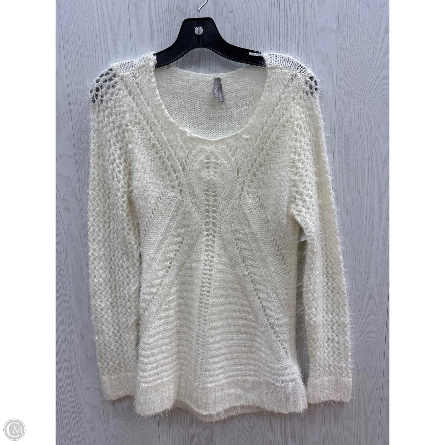 Sweater By Vanity In White, Size: M