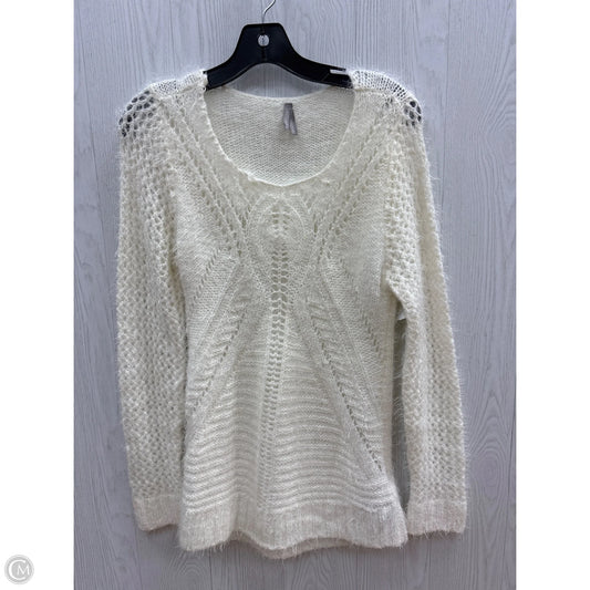 Sweater By Vanity In White, Size: M