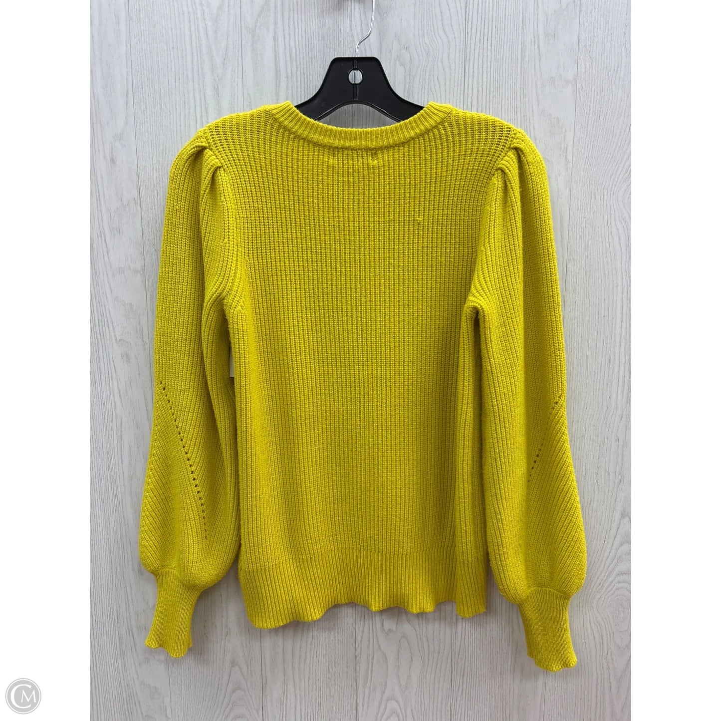 Sweater By Liz Claiborne In Yellow, Size: Xs
