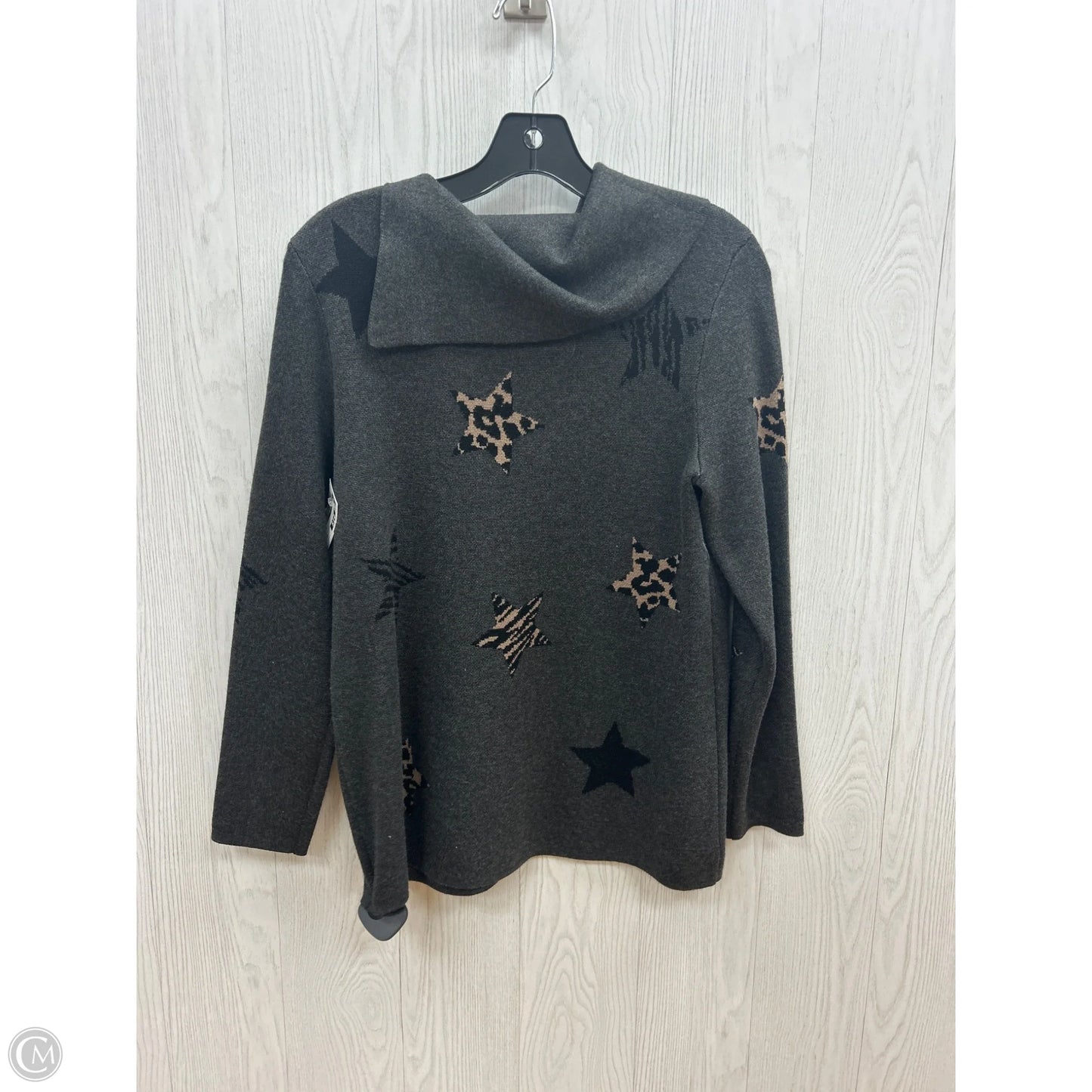 Sweater By Investments In Grey, Size: Mp