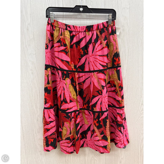 Skirt Midi By J. Crew In Floral Print, Size: S