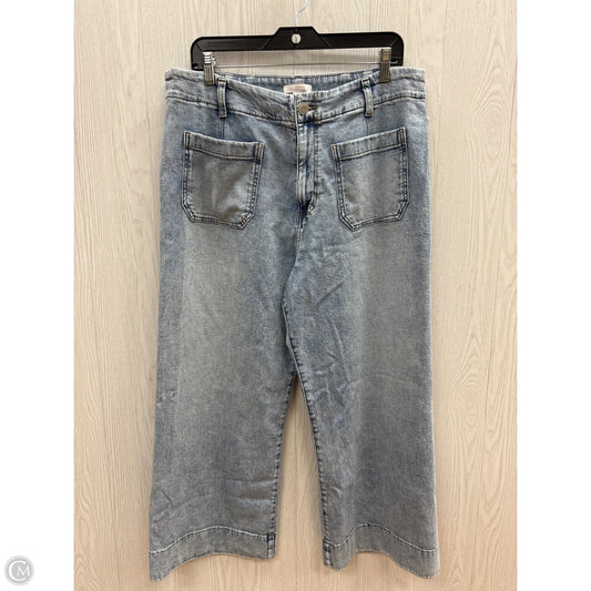 Jeans Cropped By Lc Lauren Conrad In Blue Denim, Size: 16
