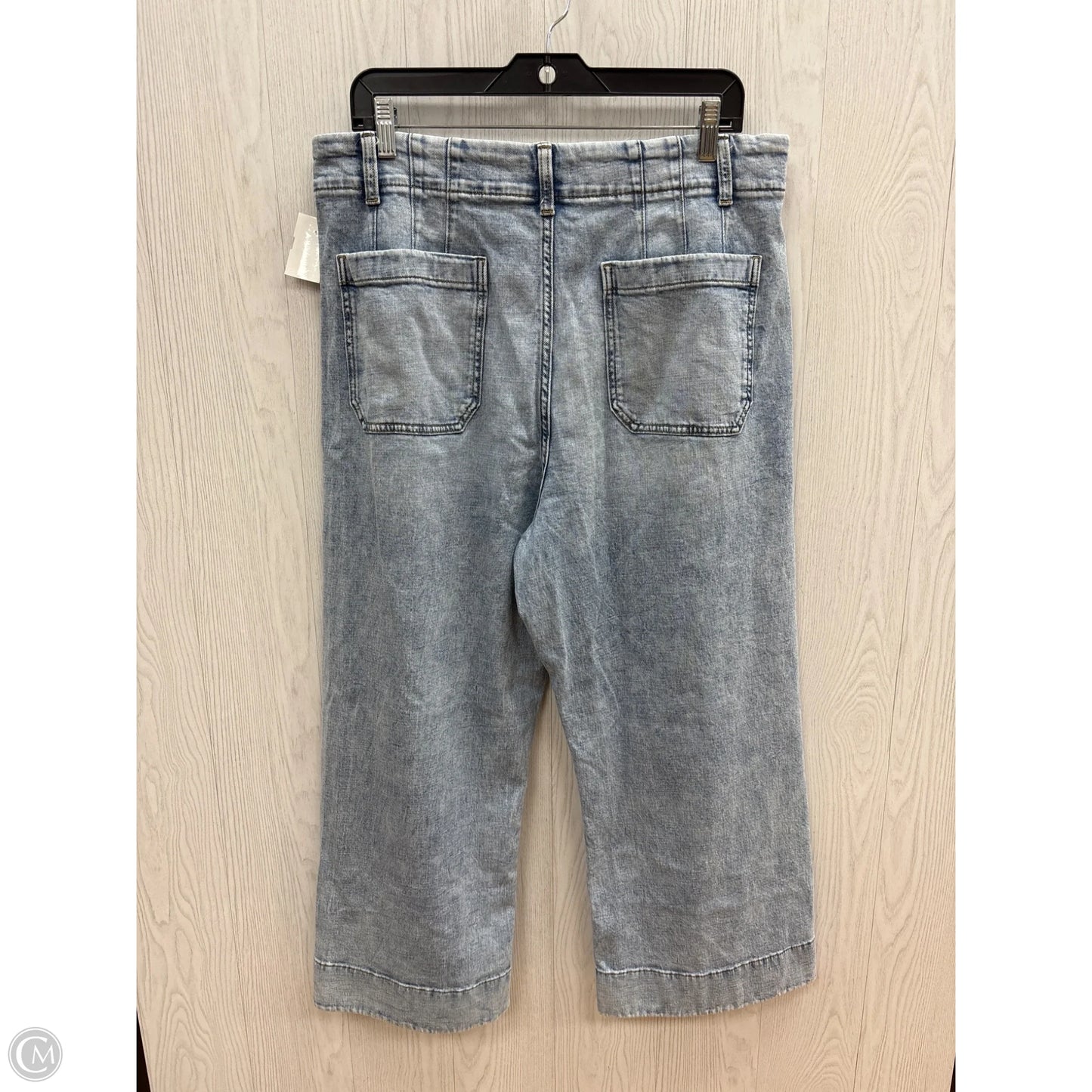 Jeans Cropped By Lc Lauren Conrad In Blue Denim, Size: 16