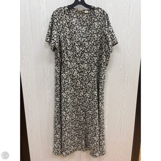 Dress Casual Midi By Levis In Floral Print, Size: 2x
