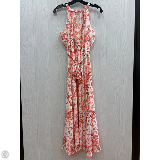 Dress Casual Maxi By Dkny In Floral Print, Size: S