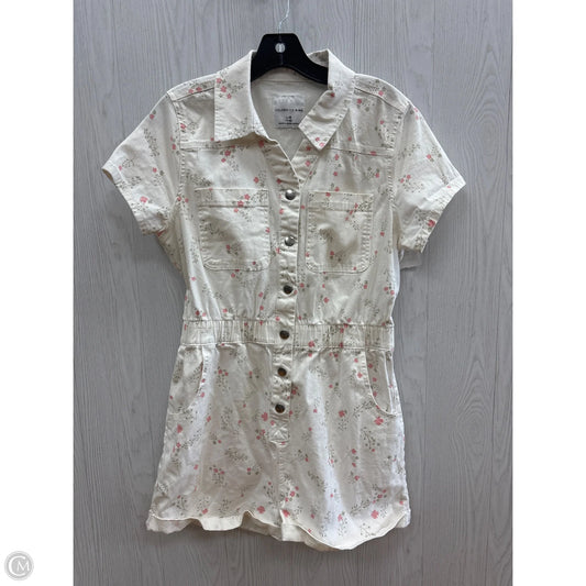 Romper By Celebrity Pink In Floral Print, Size: L