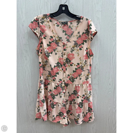 Romper By Lily Rose In Floral Print, Size: M