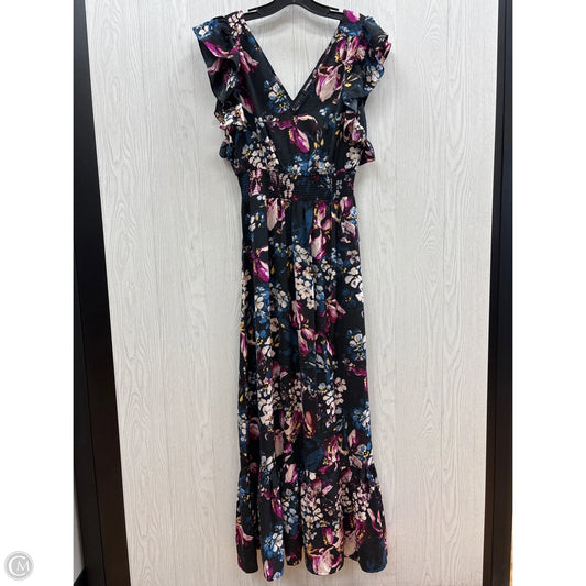 Dress Casual Maxi By Express In Floral Print, Size: S