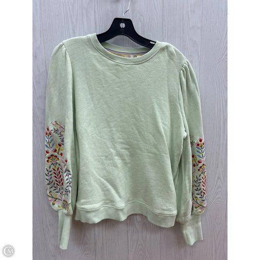 Sweatshirt Crewneck By Boden In Green, Size: L