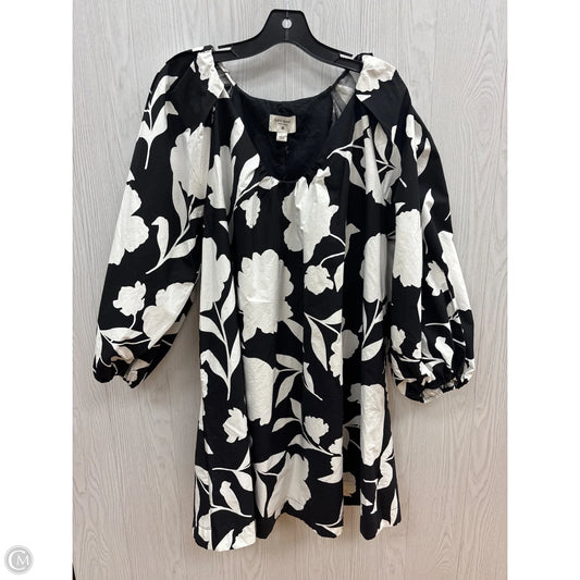 Dress Designer By Kate Spade In Black & White, Size: L