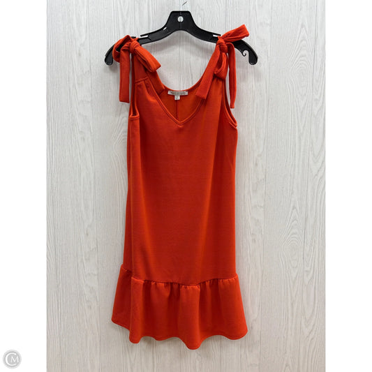 Dress Casual Short By Green Envelope In Orange, Size: S