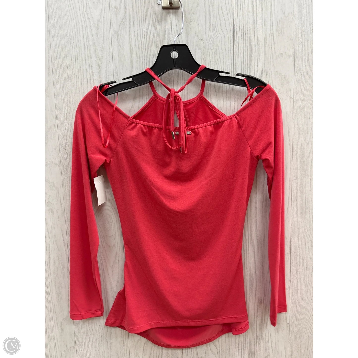 Top Long Sleeve By Michael By Michael Kors In Pink, Size: S