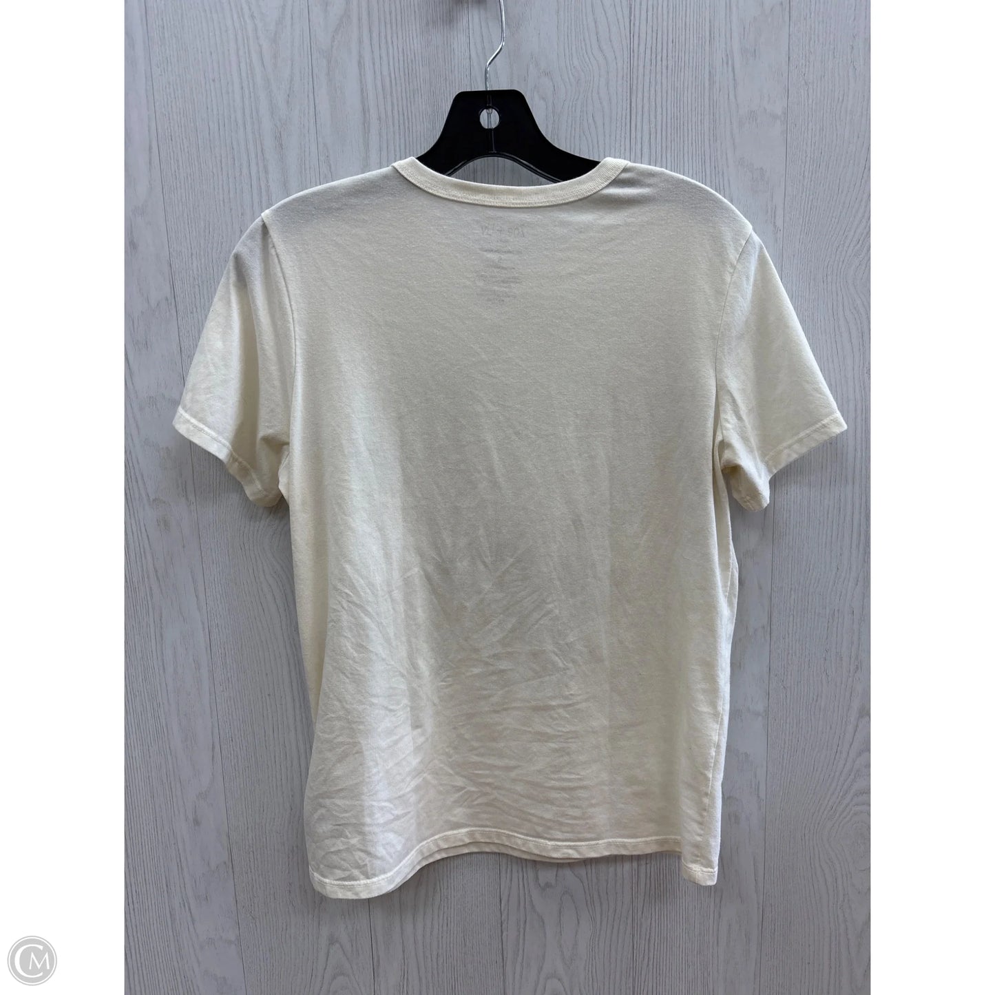 Top Short Sleeve By Zoe And Liv In Cream, Size: S