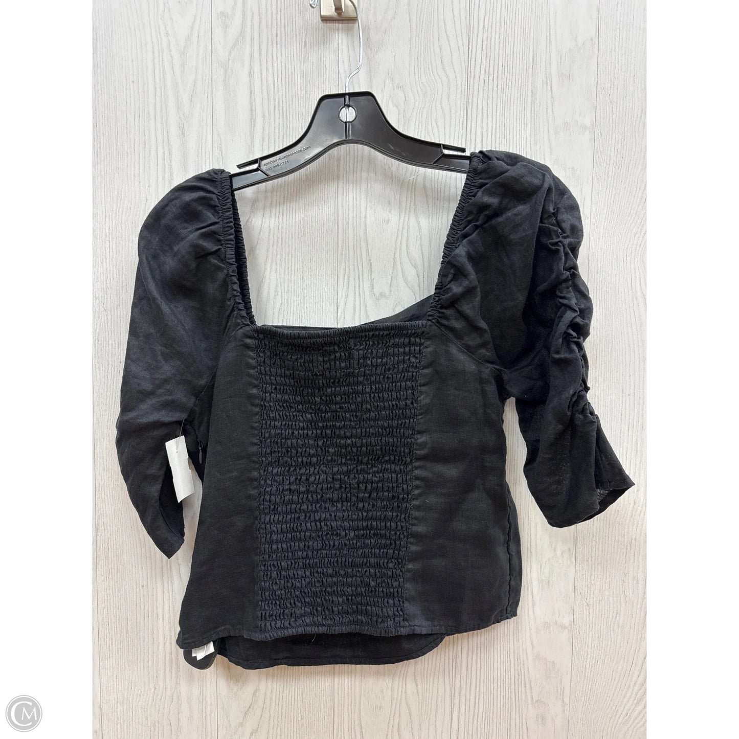 Top Short Sleeve By Rachel Zoe In Black, Size: M