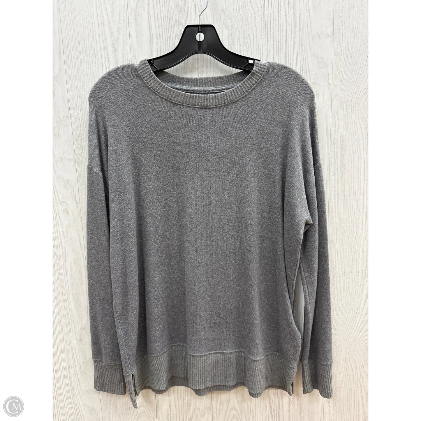 Top Long Sleeve By Time And Tru In Grey, Size: Xs