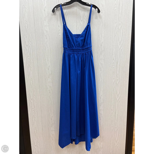 Dress Casual Midi By Old Navy In Blue, Size: M