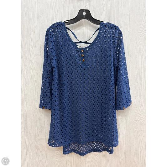 Swimwear Cover-up By Simply Noelle In Blue, Size: S