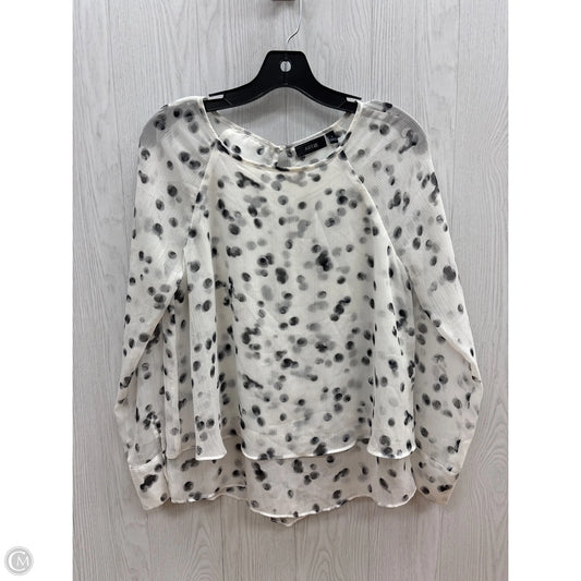 Top Long Sleeve By Apt 9 In White, Size: S