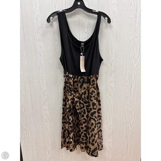 Dress Casual Short By Shein In Animal Print, Size: 3x