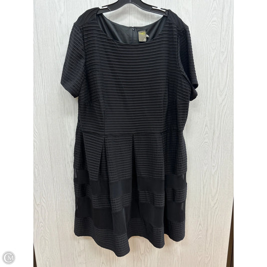 Dress Casual Short By Taylor In Black, Size: 3x